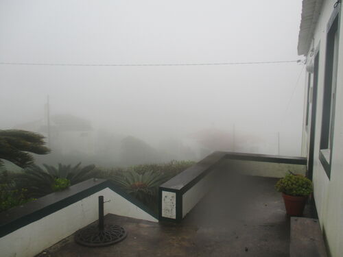 The typical Azorean fog engulfing Malbusca
