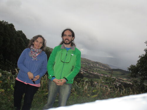 Driving my mother around Azores